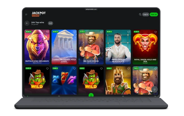 JackpotRaider Casino login